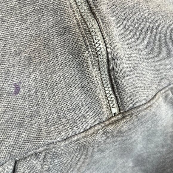 Carhartt gray half-zip logo hoodie 3T - Picture 8 of 9